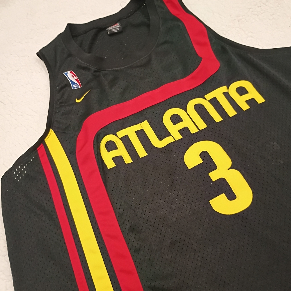 Nike Classic Atlanta Hawks Shareef Abdur-Rahim #3 Throwback Jersey - Picture 3 of 7